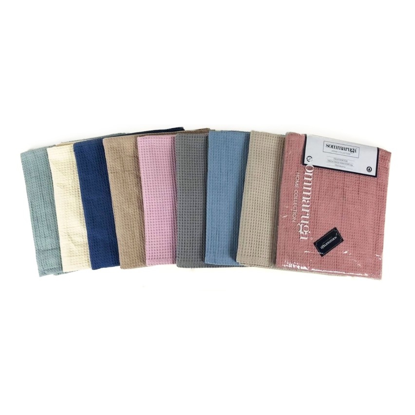 Set asciugamani viso + ospite Sommaruga Colors-Bianco