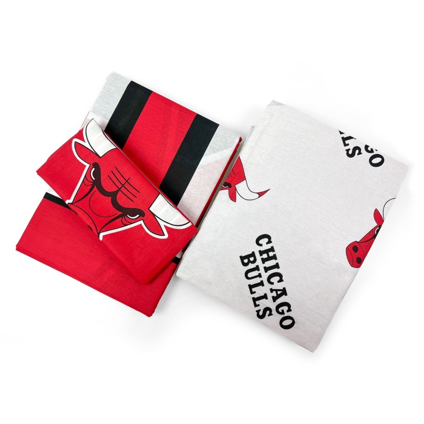 Completo letto 100% cotone Chicago Bulls ufficiale