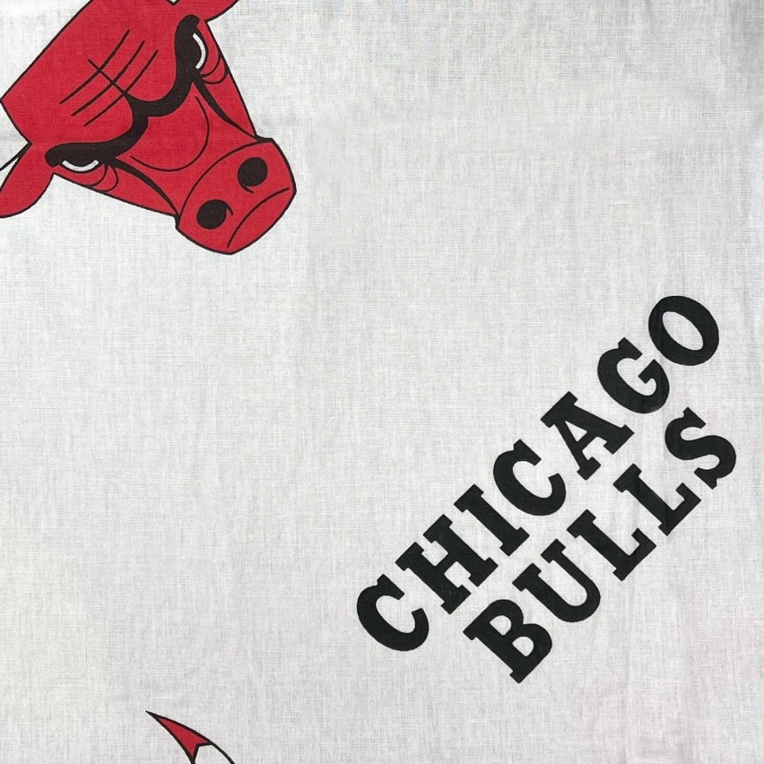 Completo letto 100% cotone Chicago Bulls ufficiale