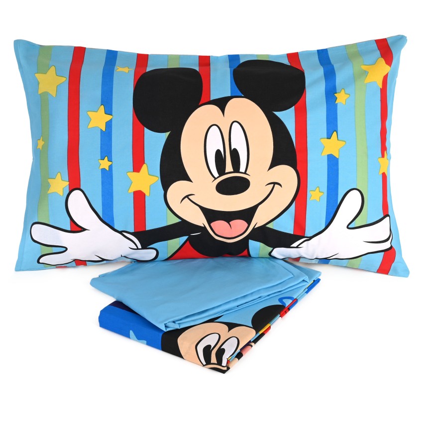 Completo letto set lenzuola Mickey Mouse cotone Disney 
