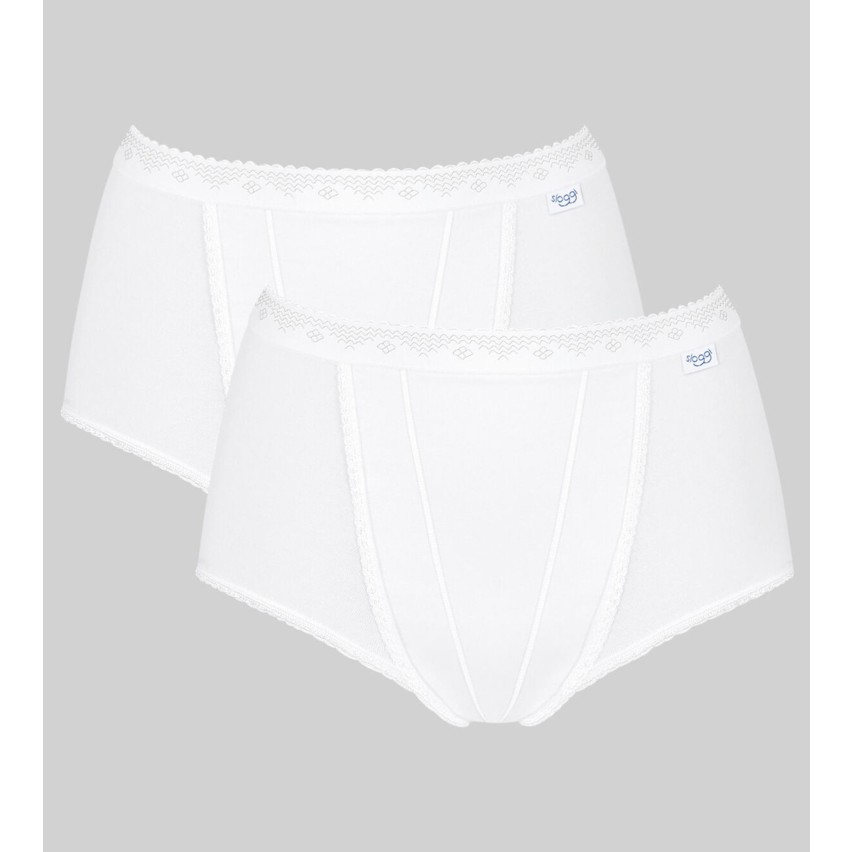 Slip donna Sloggi modellanti control maxi cotone 2 pezzi