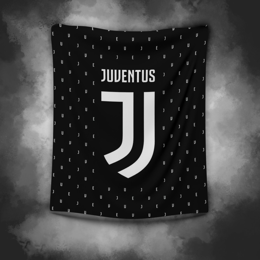 Plaid in pile ufficiale Juventus  invernale 150x210