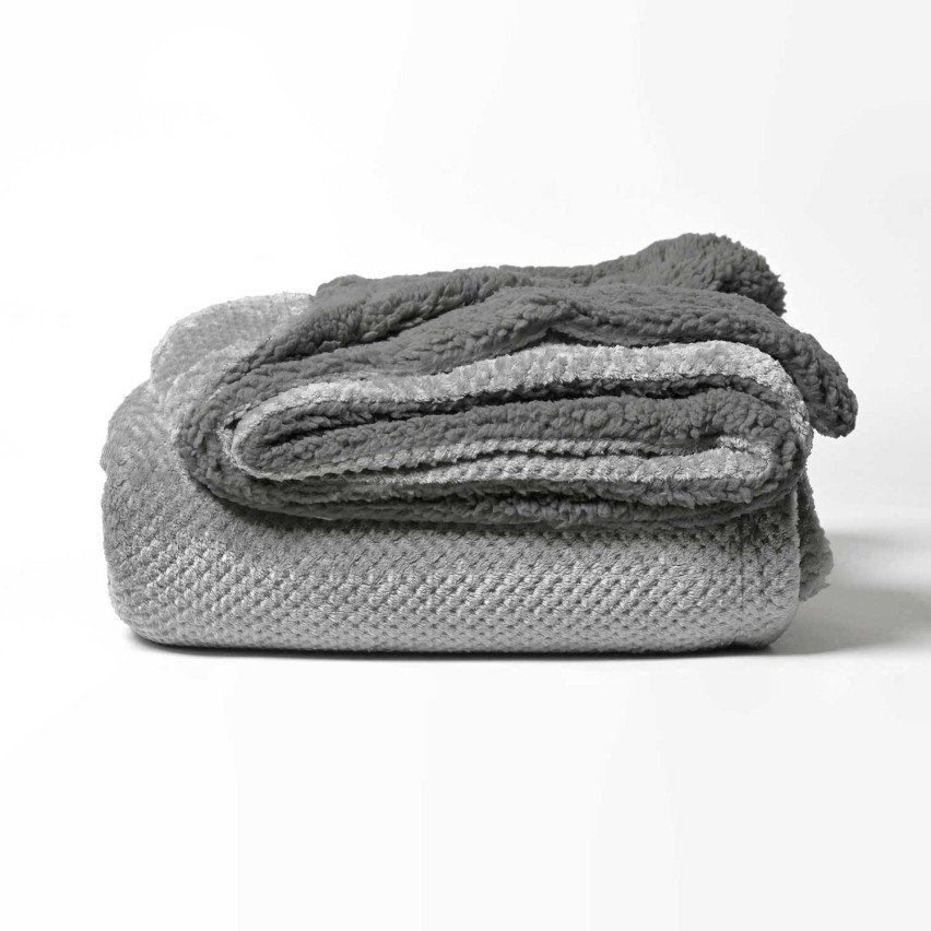Coperta lavorazione Jacquard e sherpa Zambaiti Nana
