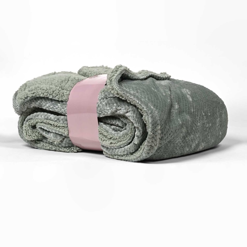 Coperta lavorazione Jacquard e sherpa Zambaiti Nana