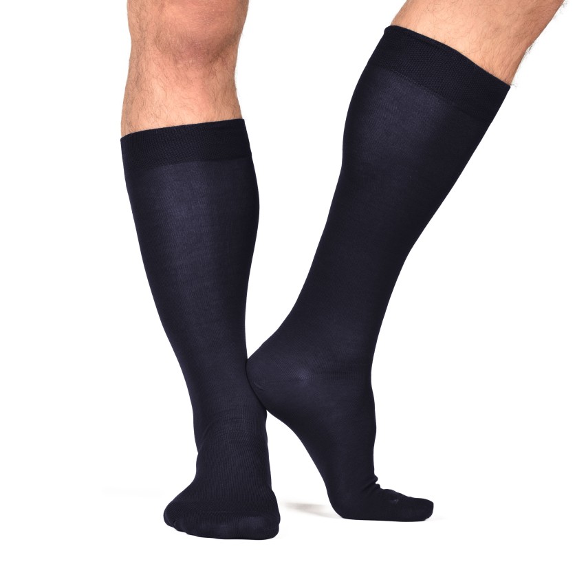 Calze uomo lunghe caldo cotone polsino relax 6 paia
