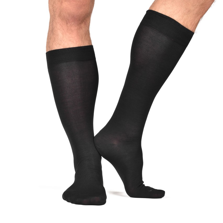 Calze uomo lunghe caldo cotone polsino relax 6 paia