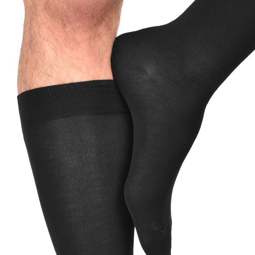 Calze uomo lunghe caldo cotone polsino relax 6 paia