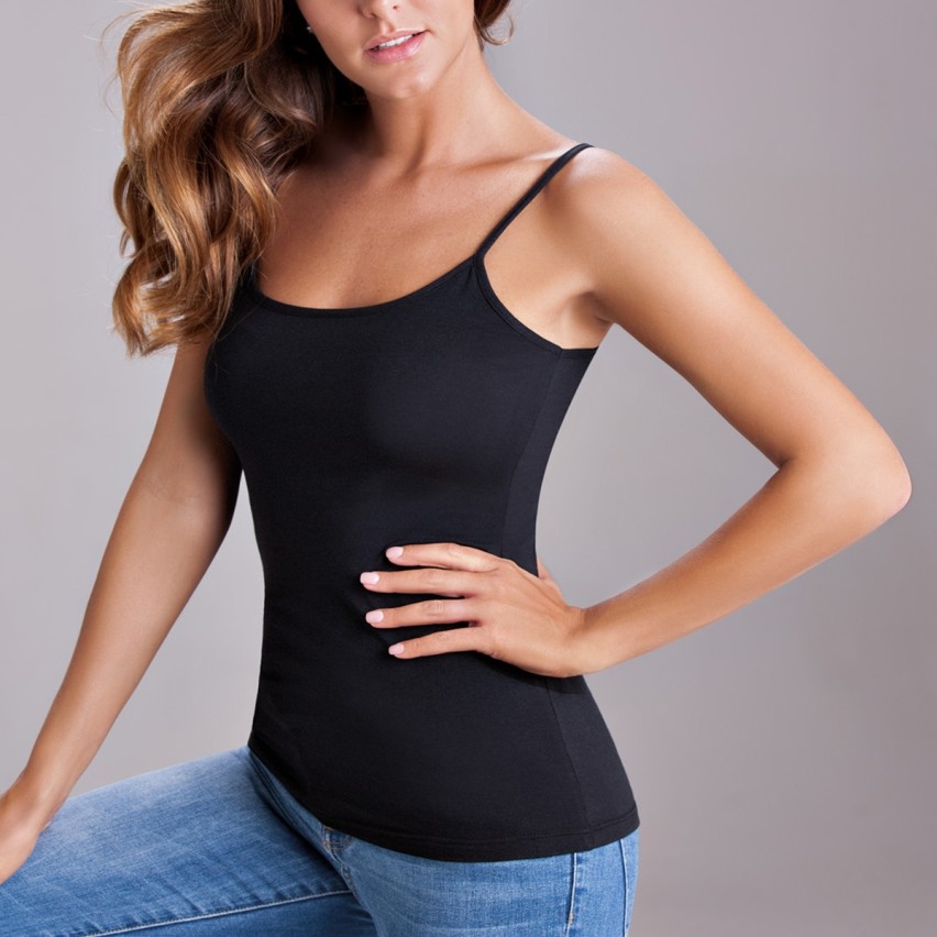 3 Body Donna JADEA In Cotone Elasticizzato: Spalla Stretta, Colori Bianco O Nero - Lavaggio A Mano - Foto 3