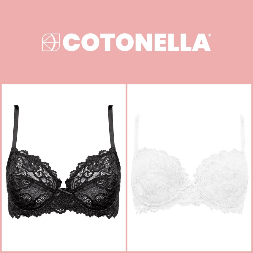 Reggiseno con ferretto sfoderato Cotonella Sabrina cd027 in pizzo