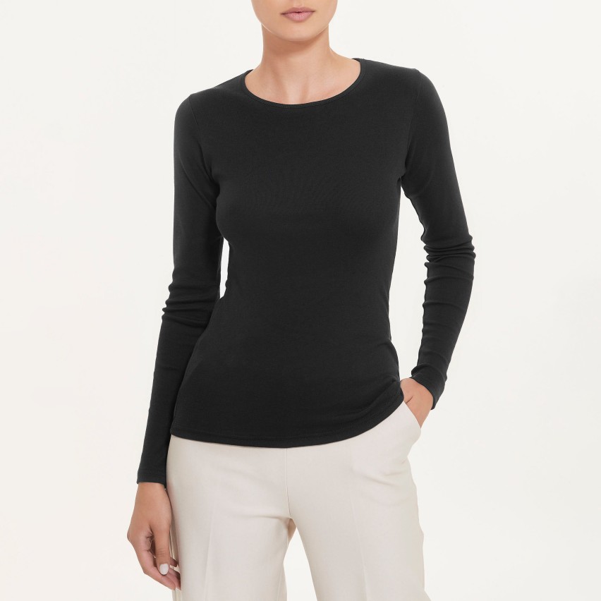 Maglia donna in ecocotton calda e soffice Ragno D274AB