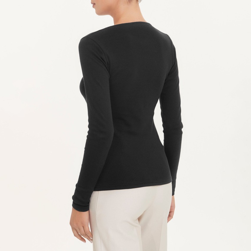 Maglia donna in ecocotton calda e soffice Ragno D274AB