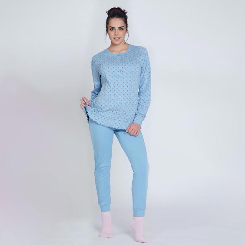 Pigiama donna 100% caldo cotone Nazareno Gabrielli D6028
