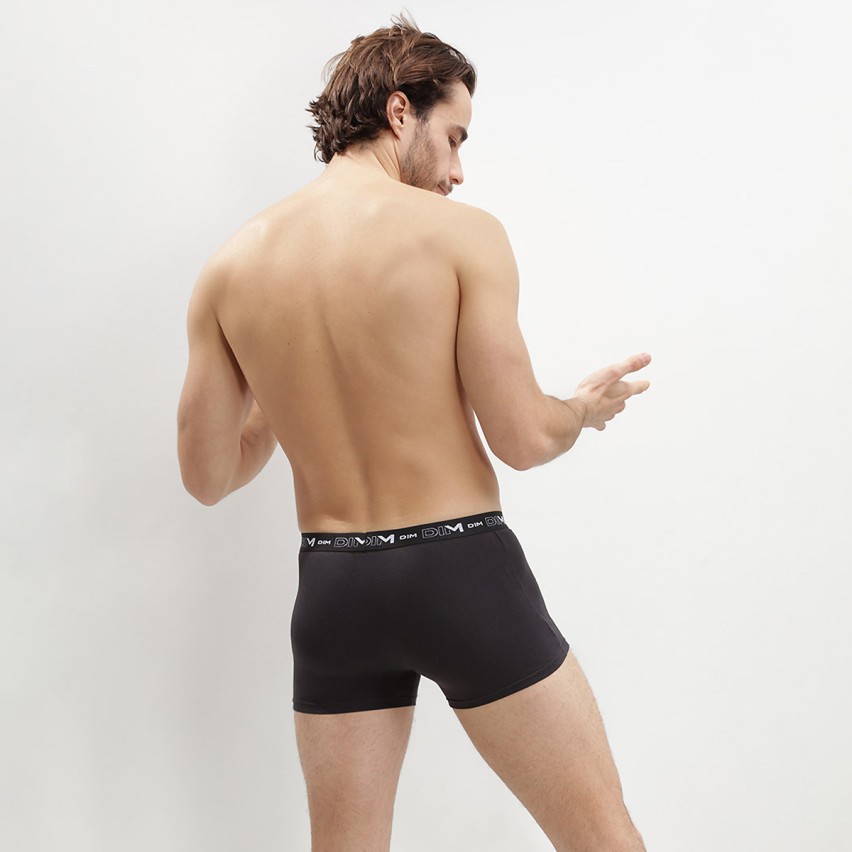 Boxer Dim D6596 cotone elasticizzato nero 2 pz