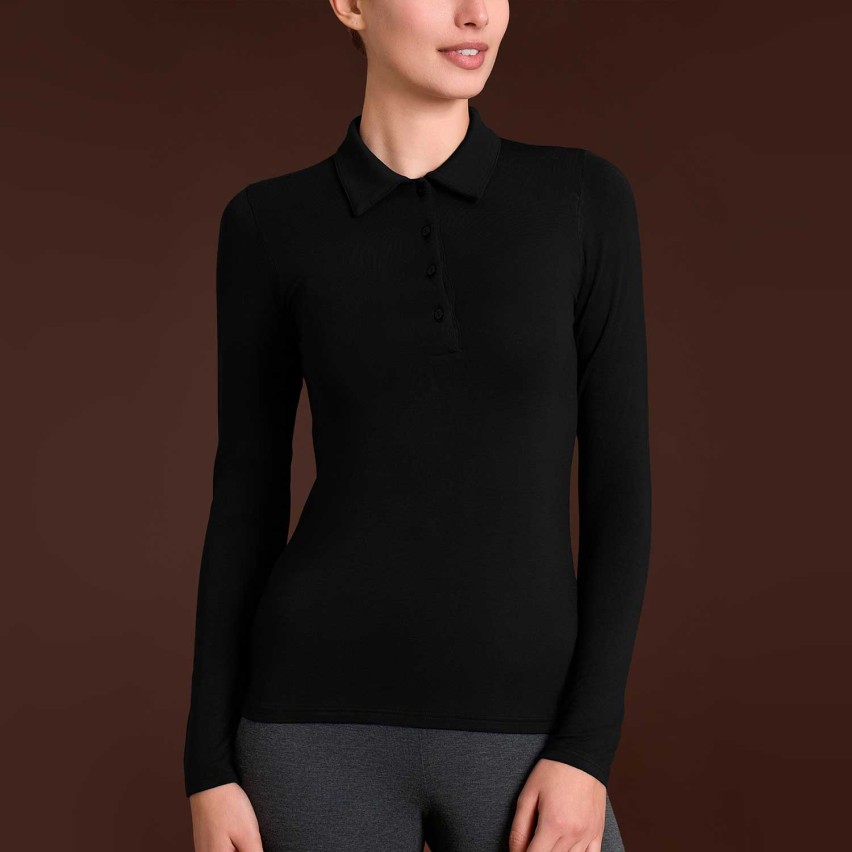 Maglia donna polo eco viscosa Ragno D794AT