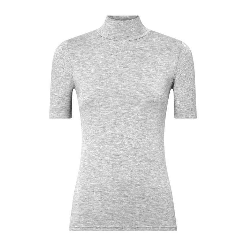 Maglia donna MC collo alto in ecoviscosa calda e morbida Ragno D794AY
