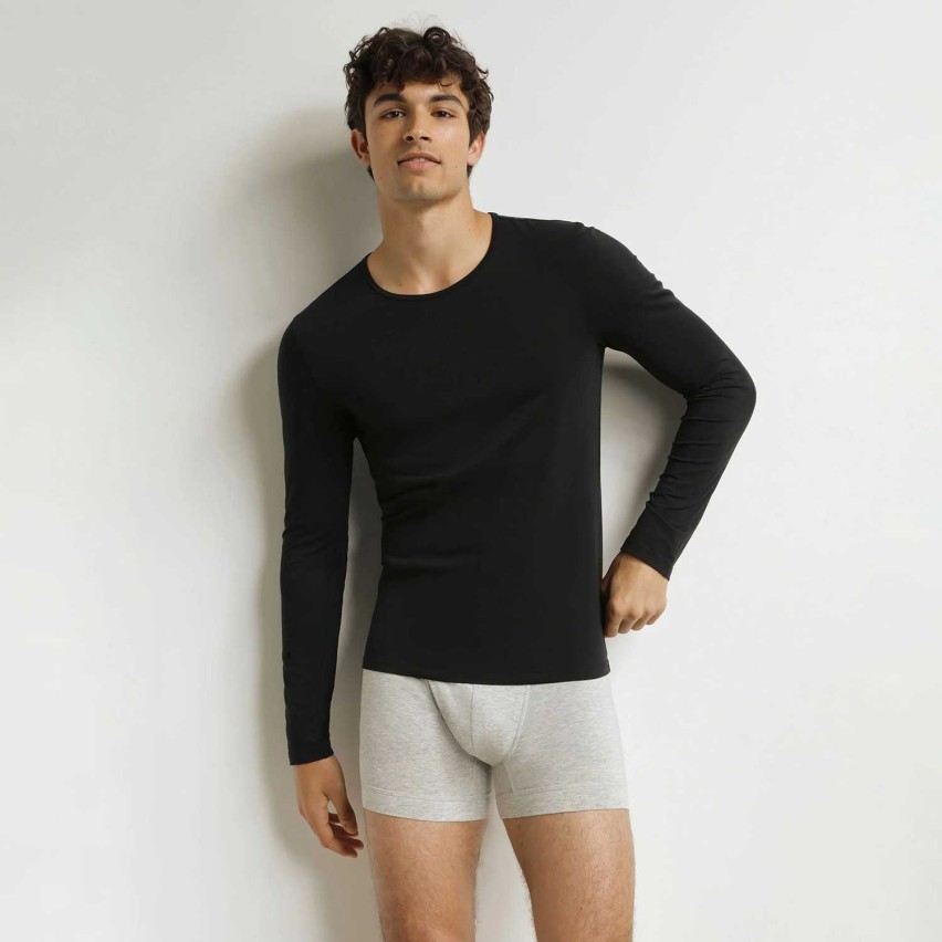 Maglia uomo manica lunga cotone e viscosa Dim DD41Z