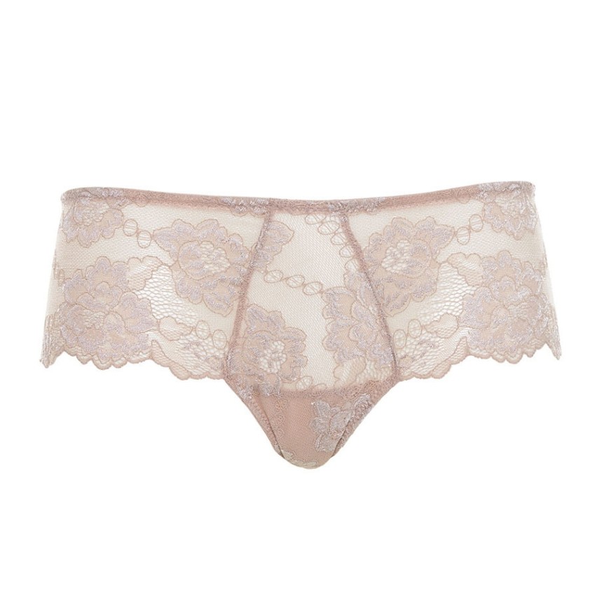 Slip culotte shorts Lormar deluxe in pizzo elasticizzato