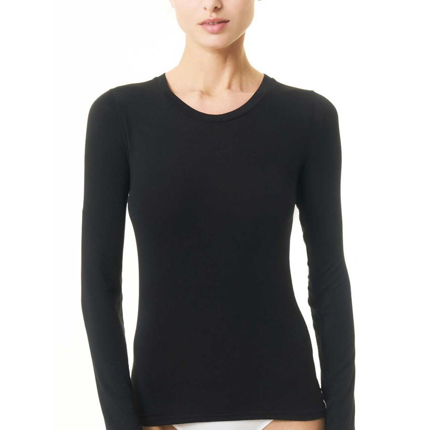 Maglia donna girocollo cashmere e modal Ragno DM03A9