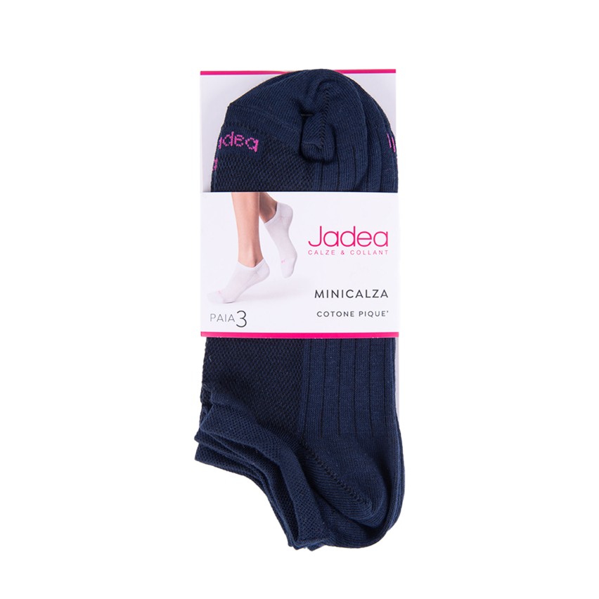 Minicalza donna Jadea JB742 cotone elasticizzato 3 paia