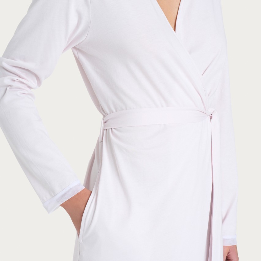 Vestaglia donna in cotone + fascia capelli coordinata Ragno DP26NR