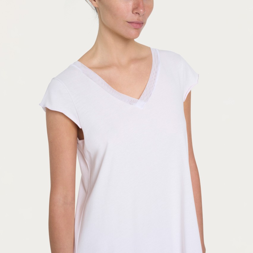 Camicia da Notte Donna 100% Cotone Ragno DP26NU 