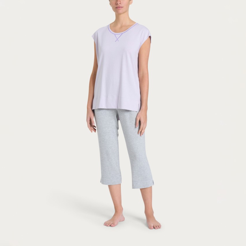 Pigiama Donna 100% Cotone con pinocchietto Ragno DQ42NU