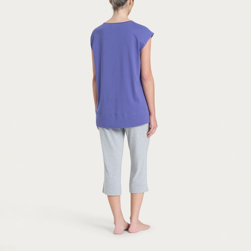 Pigiama Donna 100% Cotone con pinocchietto Ragno DQ42NU