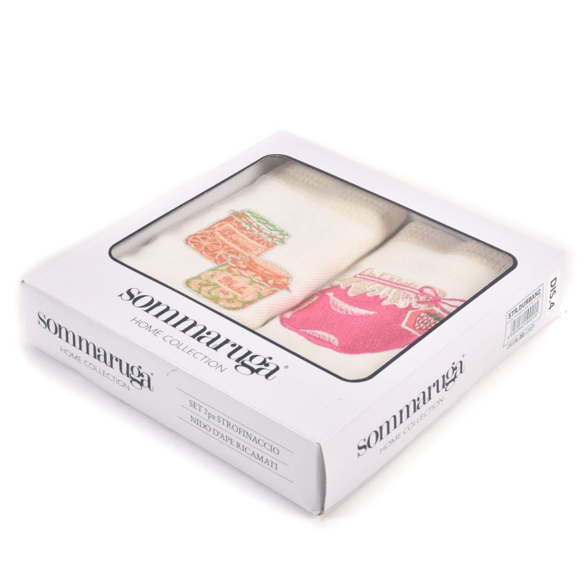 Kcldeci Set 2 Strofinacci Da Cucina Vintage Pizza | Con Passante Per Appendere | Morbidi E Assorbenti 30,5x43cm | Regalo Chef Italiano - 3