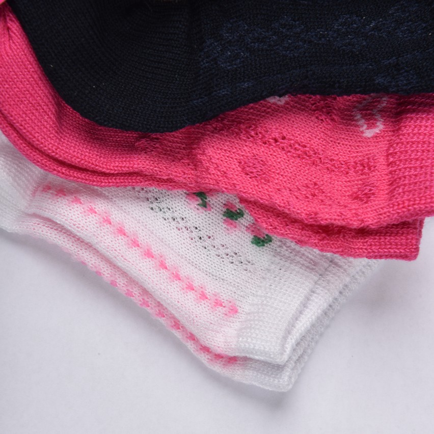 Meritex Calzini corti Bambina 7579 in cotone 6 paia