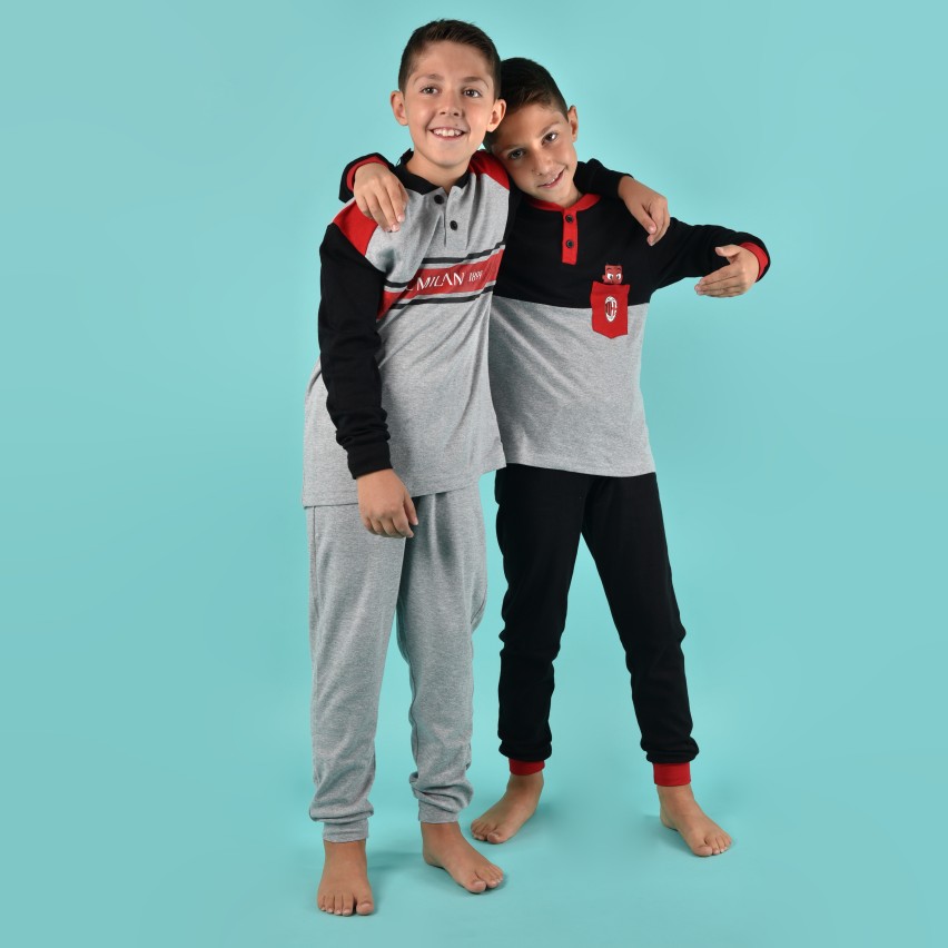 Bambini Ragazzi Di Pj Nero " # Selfie " Stampato Moda Pigiama New - Foto 9