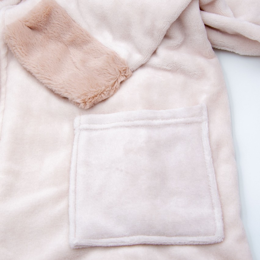 Vestaglia Da Donna Kirkland Signature In Pile Foderata - Grigio Carbone - Taglia Large