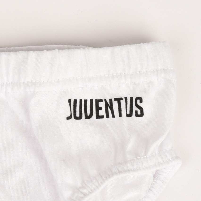 Slip Juventus FC Prodotto Ufficiale bimbo JU13504 in 100% cotone 3pz