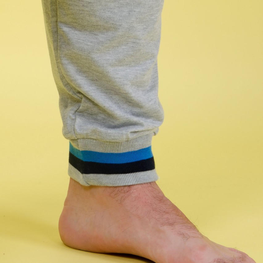 Calze uomo cotone grosso grigio melange - Ex-Aequo