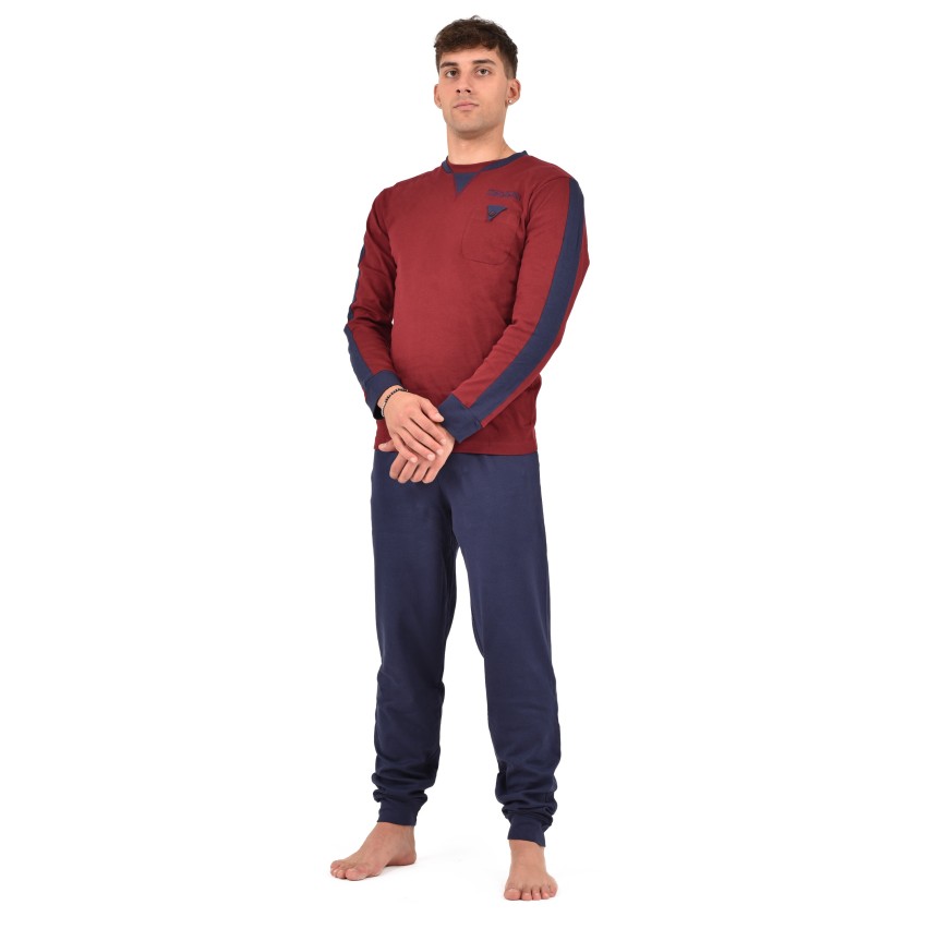 Pigiama uomo invernale Kappa KMW23900 in caldo cotone