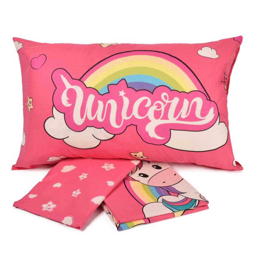 Completo letto unicorni 100% cotone