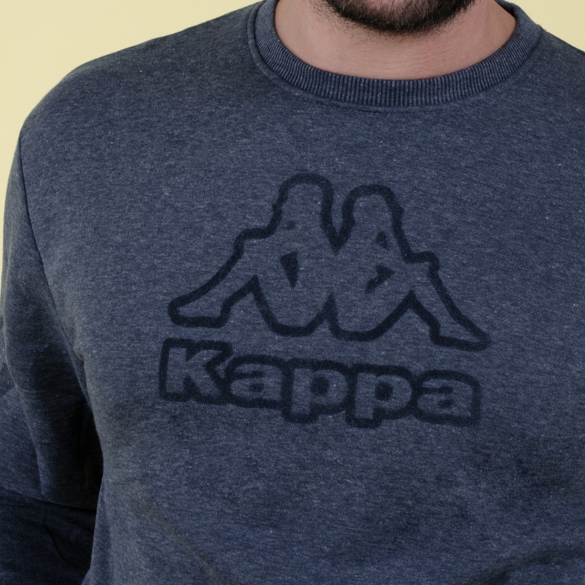 Kappa Tuta Sportiva Uomo: Felpa Con Pantalone, Colore Nero, In Cotone E Poliestere, LOGO FADI, Taglia L - 3