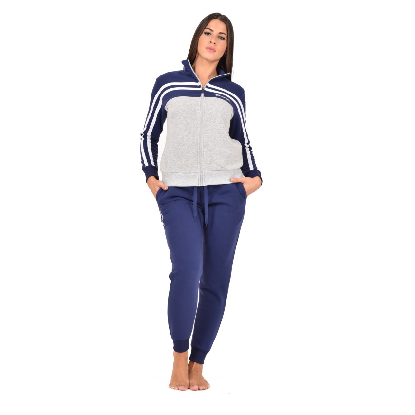 TUTA DA DONNA Invernale Felpata Sportiva Completo Pesante Caldo Comodo L XL XXL EUR 20,90 - IT - Foto 8