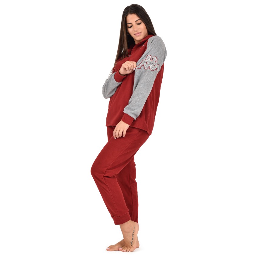 Pigiama donna invernale micropile Kappa KWW23041 in pile