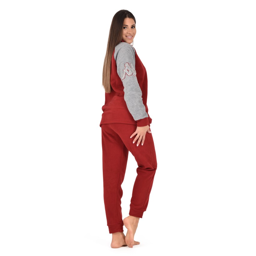 Pigiama donna invernale micropile Kappa KWW23041 in pile