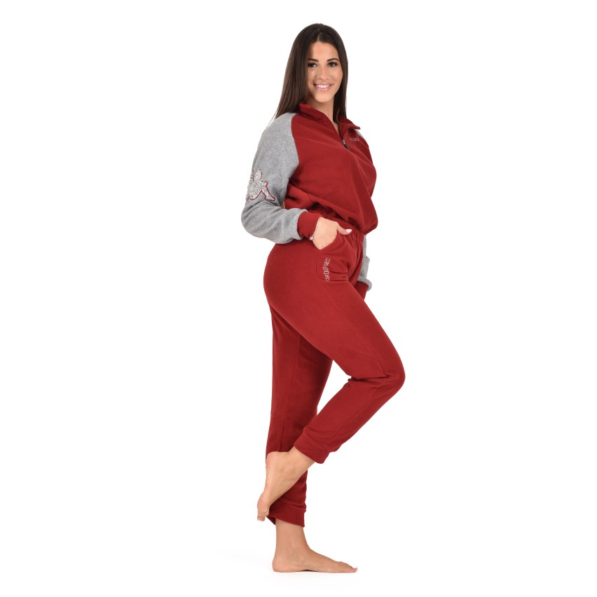 Pigiama donna invernale micropile Kappa KWW23041 in pile