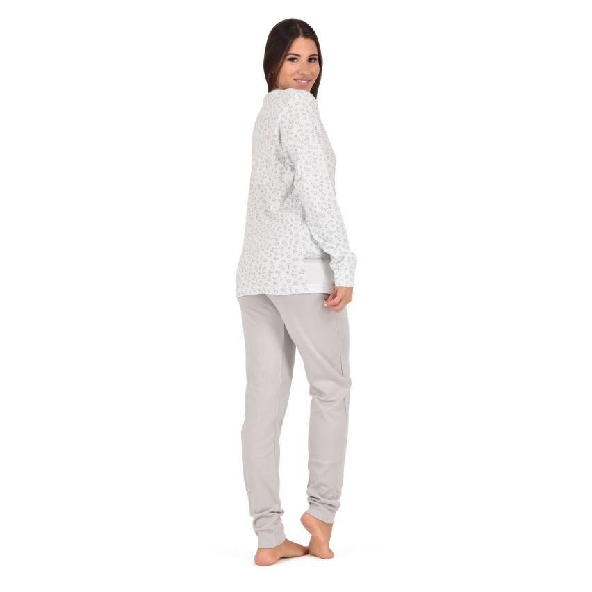 You & Me Pigiama Donna Lungo 100% Cotone - Merceria & Intimo