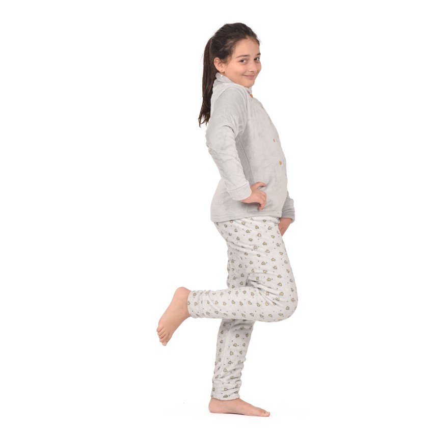 FRIENDS Pigiama Bambina Estivo, Pigiama Corto Central Perk 5-15 Anni (Grigio, 5-6 Anni