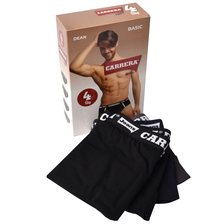 Slip uomo Carrera Dean con elastico logato 4 pezzi