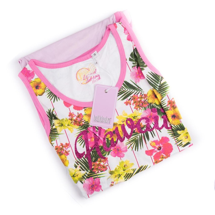 Ringella Pigiama Da Donna In Cotone E Modal, Stampa Floreale, Manica Corta – Regular Fit