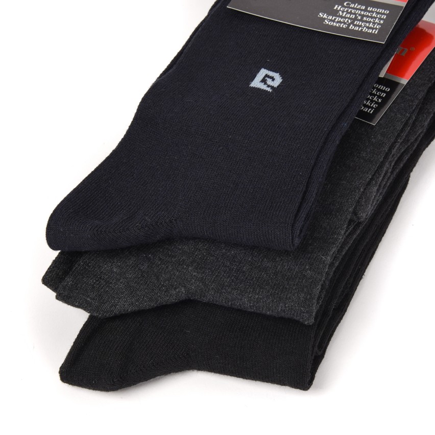 Calze da uomo in caldo cotone Pierre Cardin 3 paia