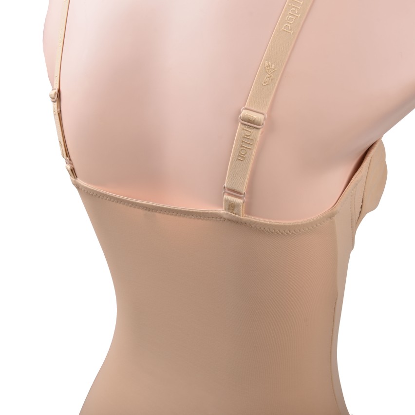 Body contenitivo modellante Papillon S6738 senza ferretto microfibra