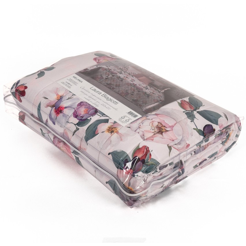 Copriletto trapuntato Laura Biagiotti Melania floreale matrimoniale