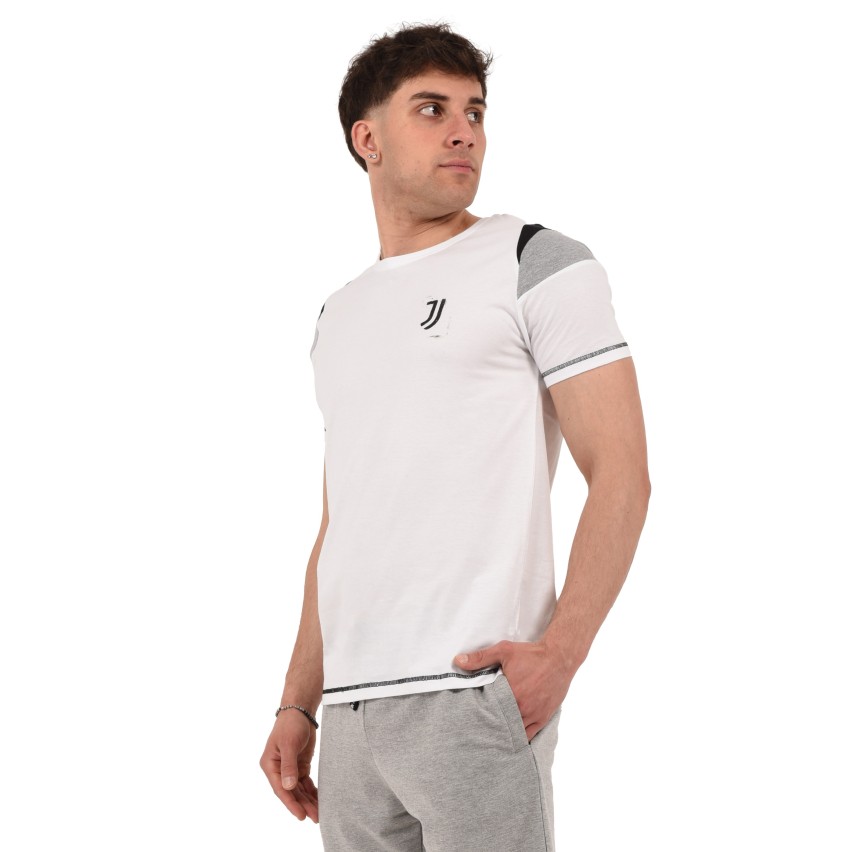T-shirt maglia uomo girocollo 100% cotone ufficiale JUVENTUS 