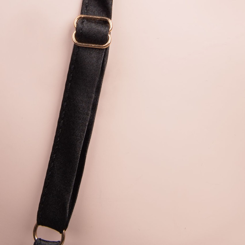 Sottoveste baby doll in raso con pizzo Elena Love And Bra 