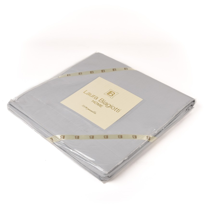 Completo letto Laura Biagiotti 100 % Percalle di Cotone Matrimoniale 3 Volani